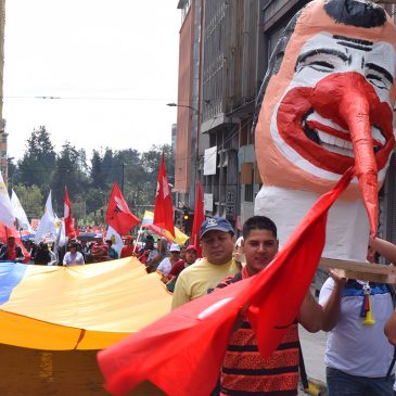 Lucha política unitaria en contra las medidas neoliberales del gobierno de Moreno