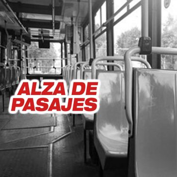 Suben los pasajes