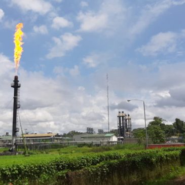 La quema de gas en los mecheros: enormes perjuicios