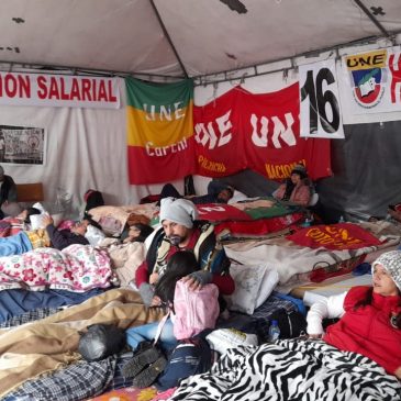 La lucha de la UNE por la reforma a la LOEI y la equiparación salarial