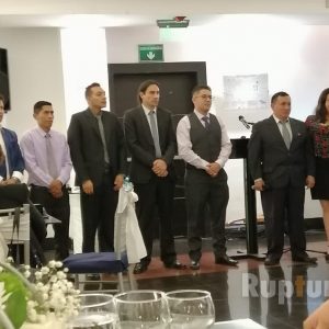 Acto de homenaje en su trabajo