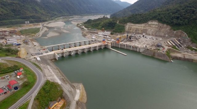 represa de captación Coca Codo Sinclair